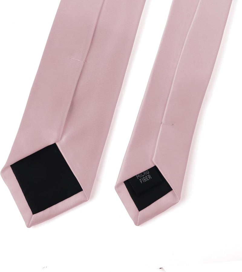 DR ANISON Skinny Tie Men Women 2" (5CM) Slim Necktie Solid Thin Ties Formal - Image 3